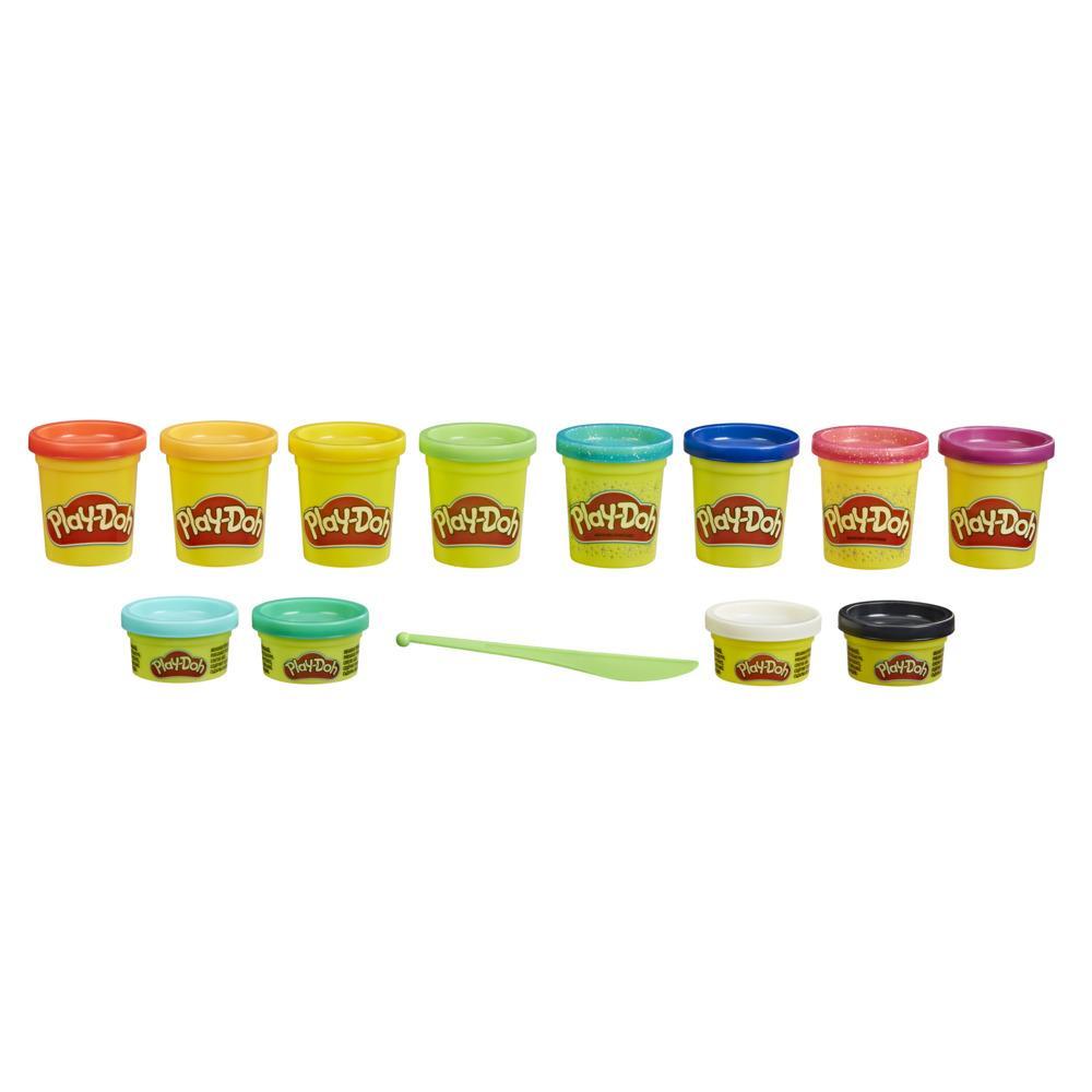 Play-Doh Couleurs éclatantes , 12 pots