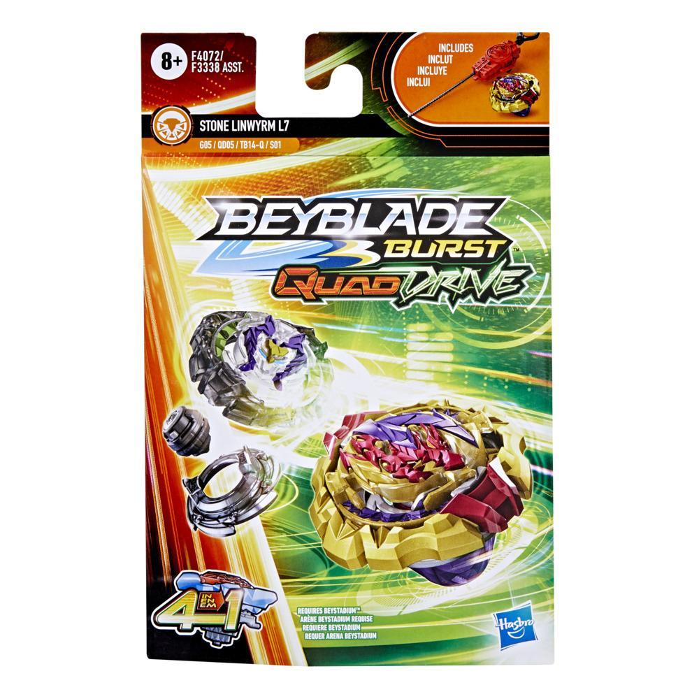 Beyblade Burst QuadDrive Starter Pack Stone Linwyrm L7