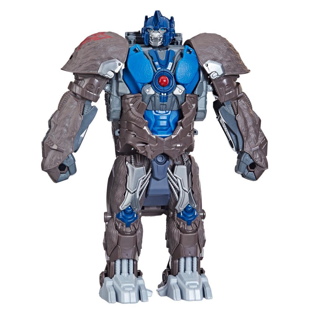 Transformers: Rise of the Beasts, figurine convertible Smash Changer Optimus Primal de 22,5 cm, à partir de 6 ans