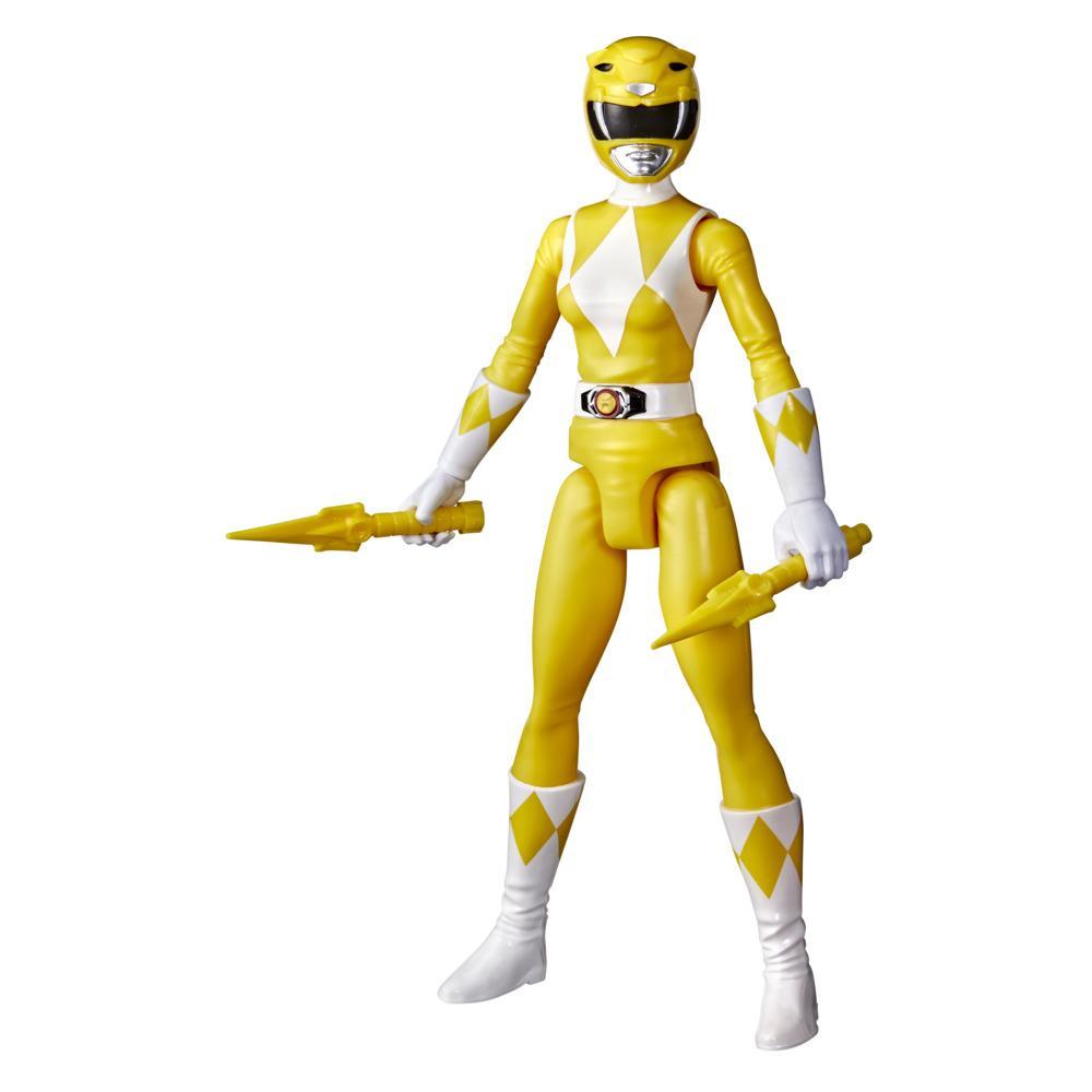 Power Rangers Figurine Mighty Morphin Ranger jaune de 30 cm
