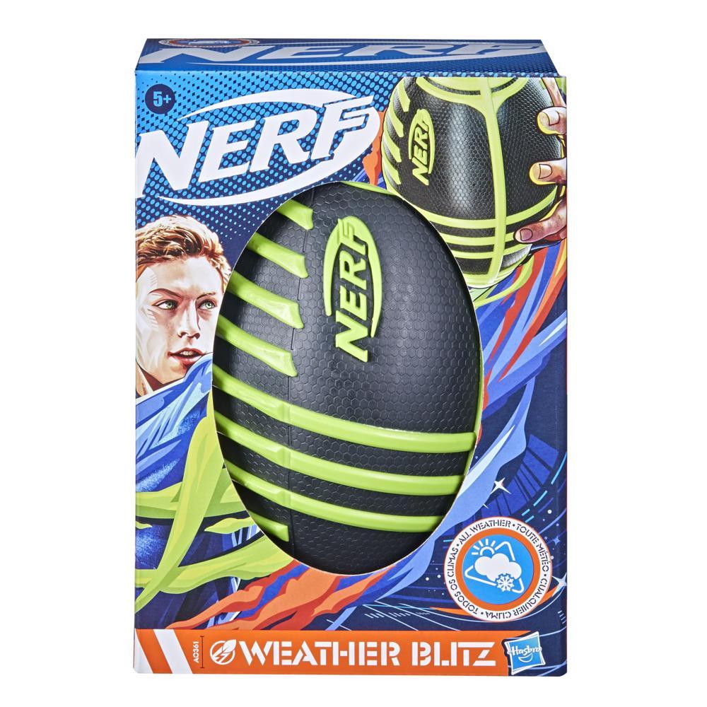 Nerf Weather Blitz - Ballon de football américain (vert)
