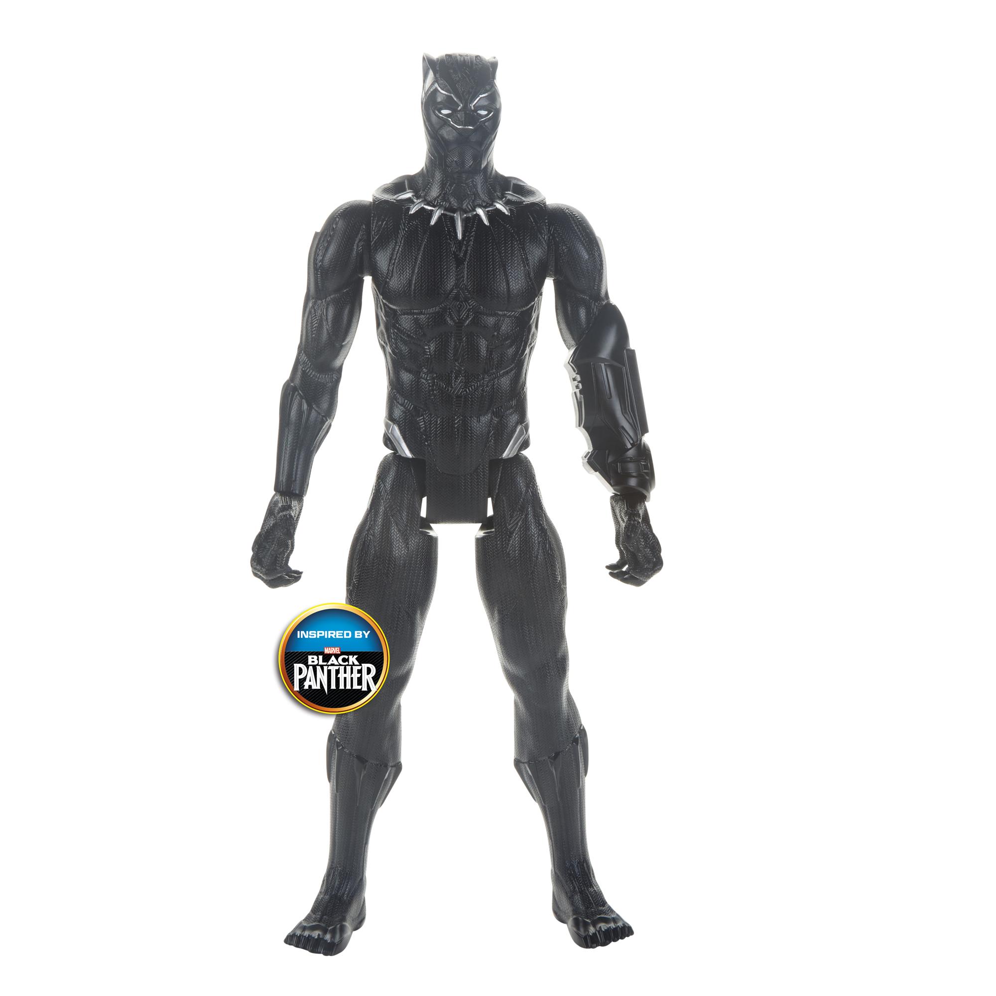 Marvel Avengers : La Guerre de l'infini Titan Hero Series - Figurine jouet de super-héros Black Panther de 30 cm