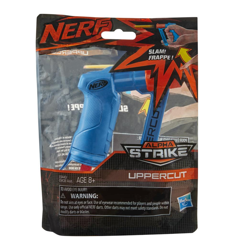 Nerf Alpha Strike Uppercut Blaster -- Includes 1 Official Nerf Elite Dart -- For Kids, Teens, Adults -- Blue