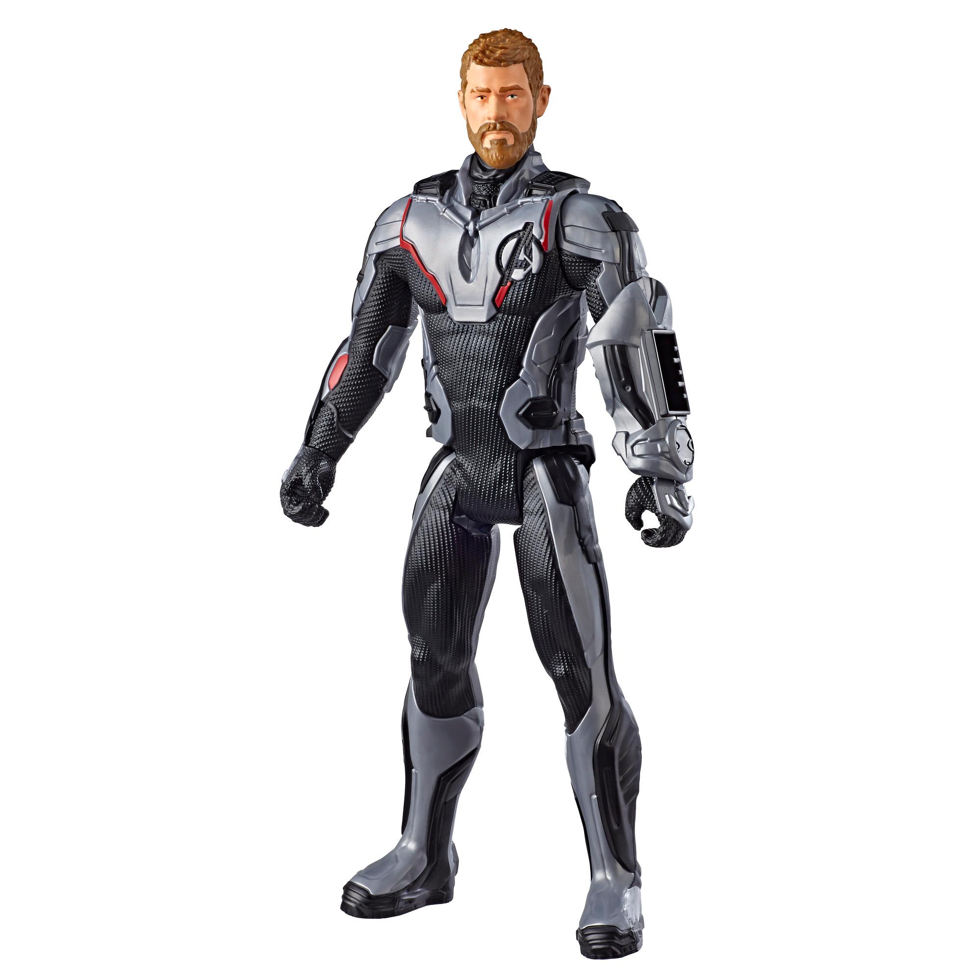 Marvel Avengers : Phase finale Titan Hero Series - Figurine jouet du superhéros Thor d'une taille de 30 cm avec port Titan Hero Power FX