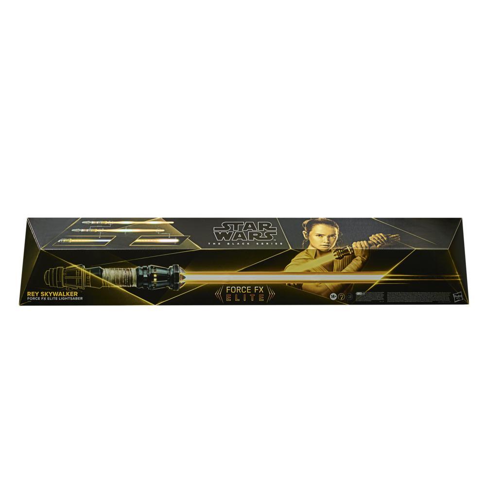 Star Wars The Black Series Rey Skywalker Force FX Elite Lightsaber with Advanced LEDs, Sound Effects, Adult Collectible