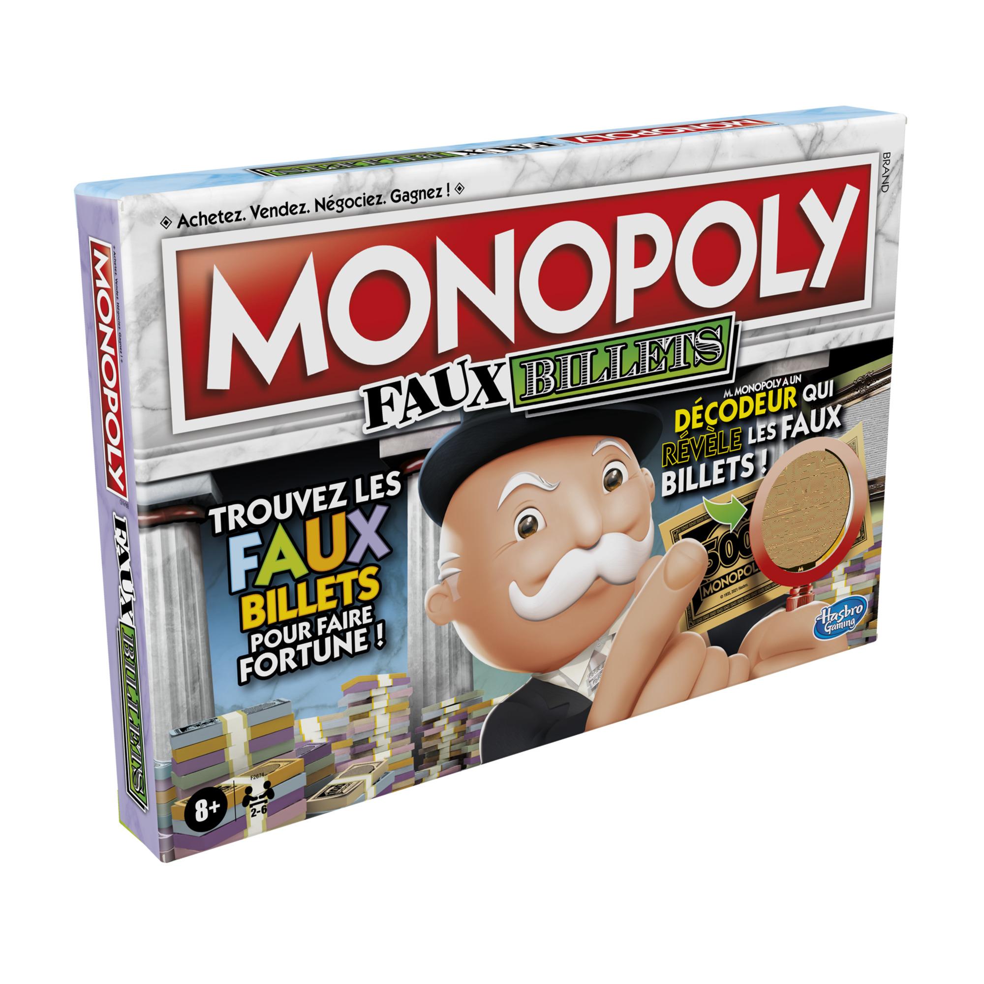 Combien de billets distribuer au Monopoly ? 