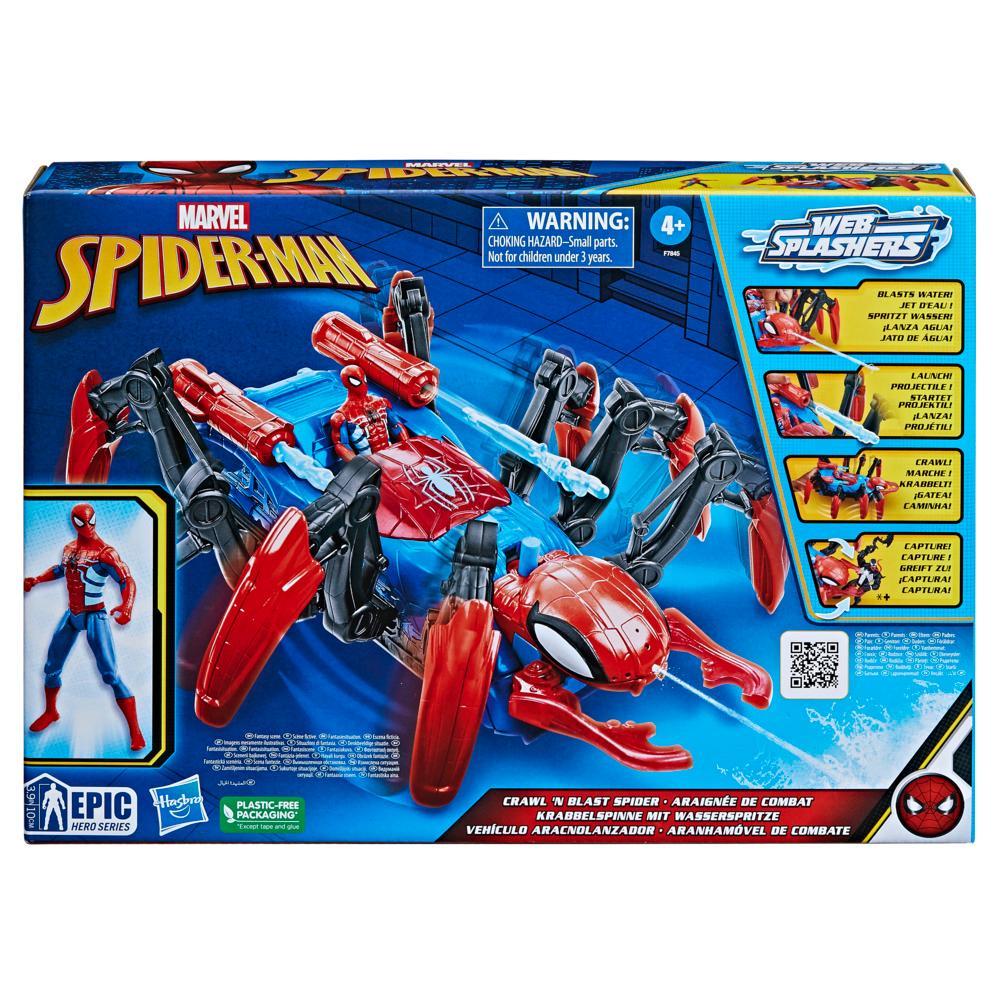 Casque électronique Spider-Man Marvel Legends Series Iron Spider avec yeux  brillants, 6 Paramètres de lumière et ajustement réglable, rouge
