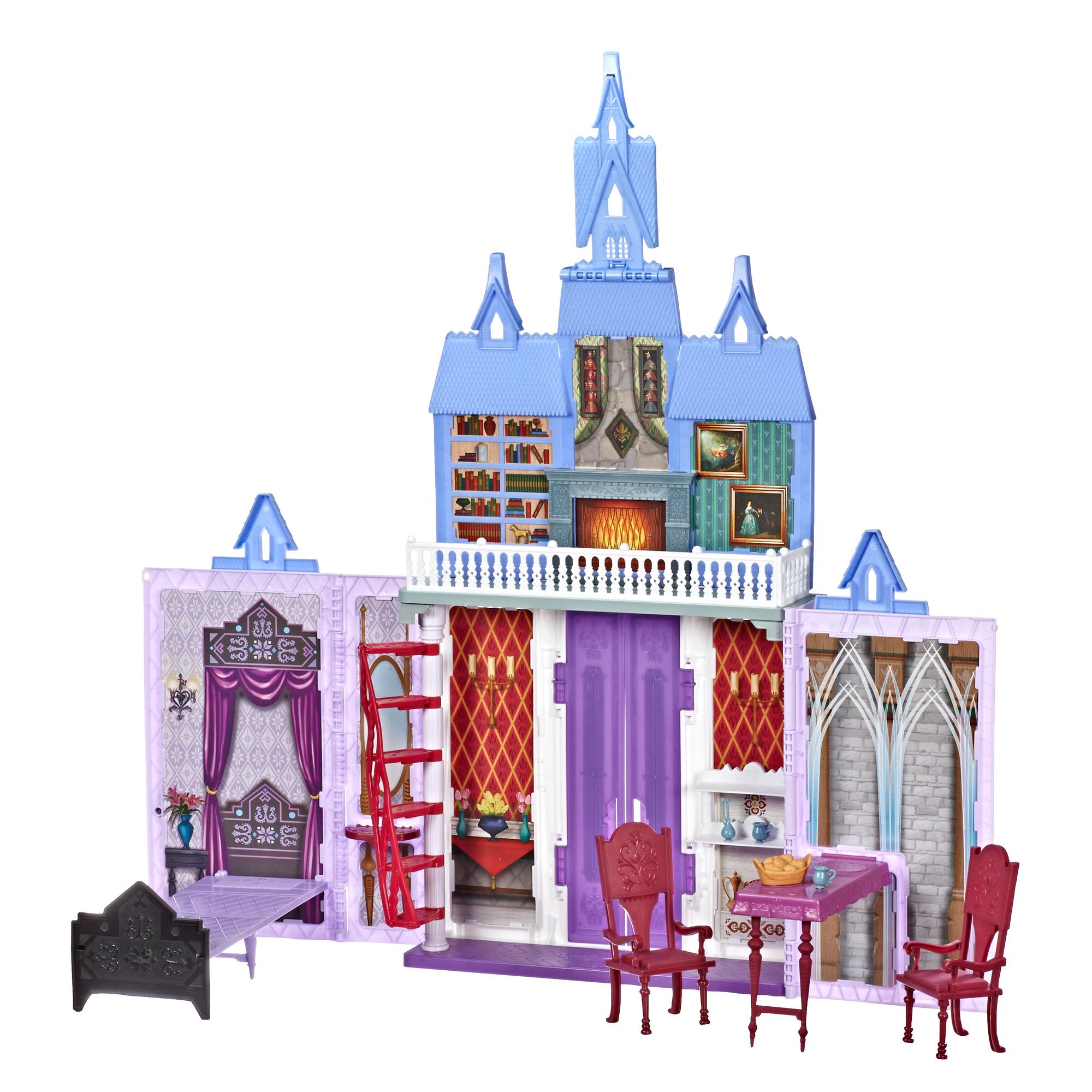 Disney La Reine des Neiges 2 - Château d'Arendelle, inspiré de La Reine des neiges 2 de Disney, jouet à transporter pour enfants, à partir de 3 ans