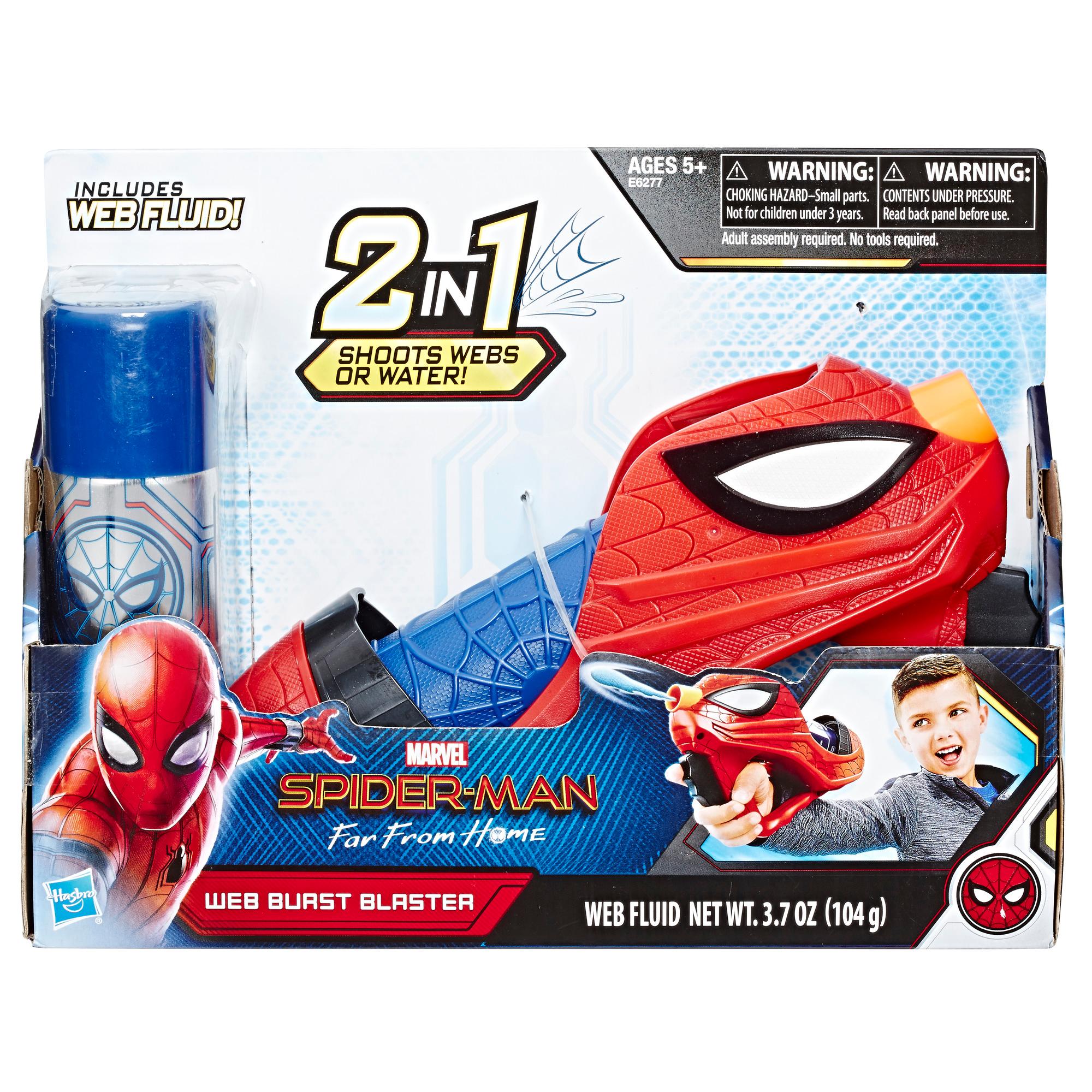 Spider-Man: Far From Home Spider-Man Web Burst Blaster Toy