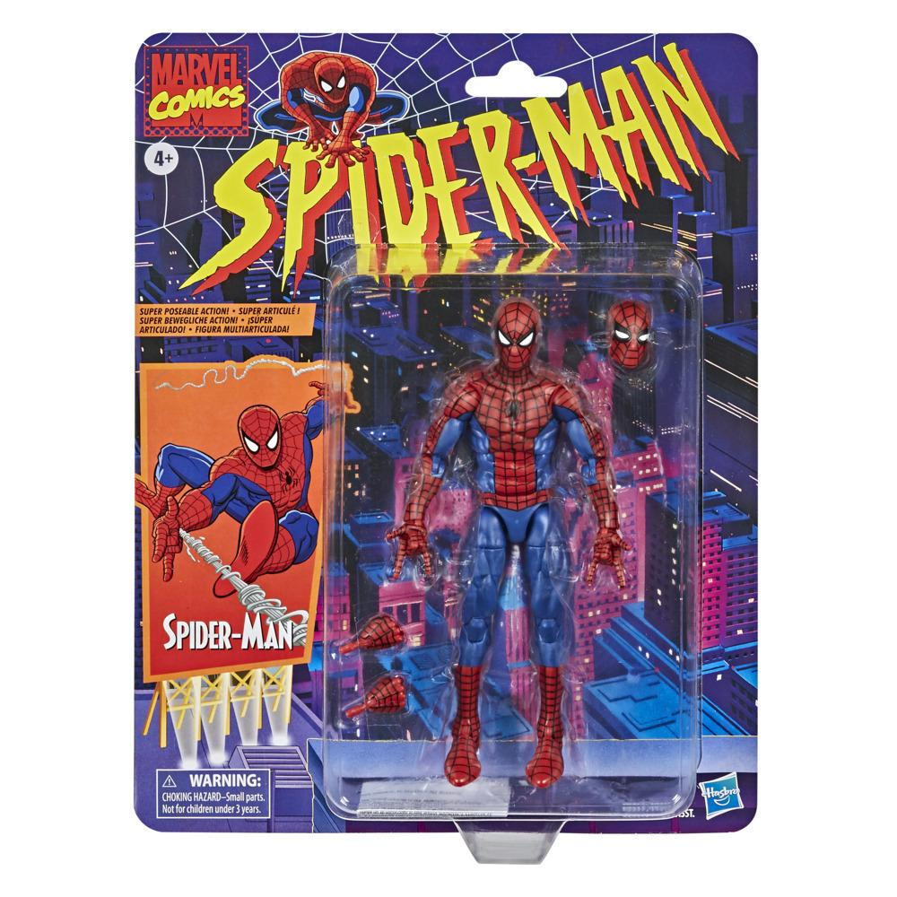 Hasbro Marvel Legends Series 6-inch Collectible Spider-Man Action Figure Toy  Retro Collection - Marvel