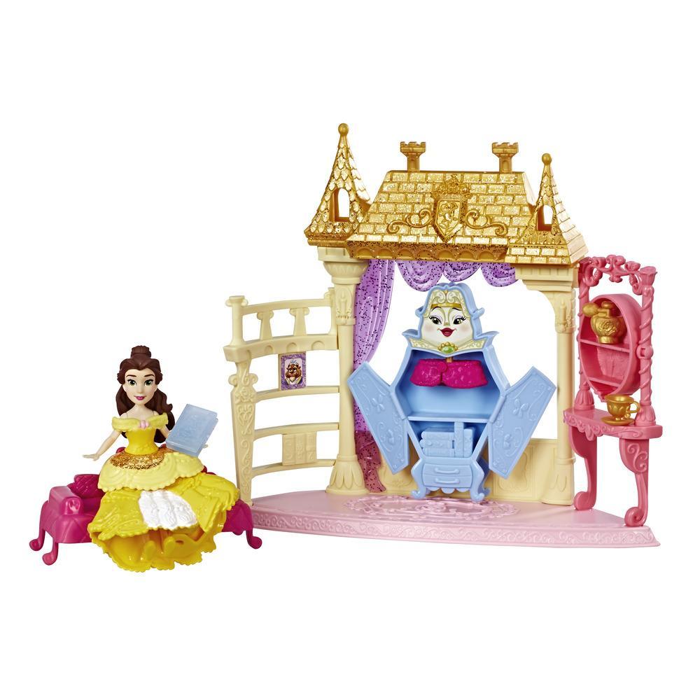 Disney Princess Royal Chambers Playset Belle Doll Clips Fashion One-clip Skirt for sale online 