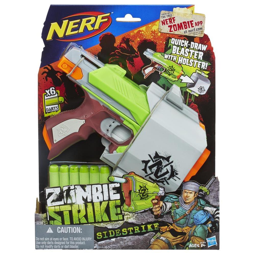 Udvalg grube skole Nerf Zombie Strike Sidestrike Blaster - Nerf