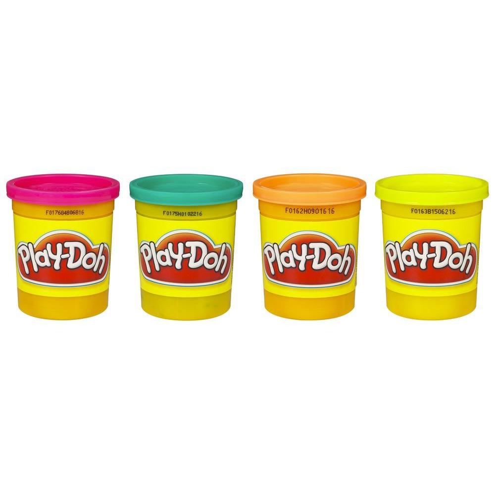 Play-doh Pack 4 Vasetti - Colori Tropicali