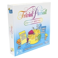 Trivial Pursuit Edizione Famiglia, gioco da tavolo per serate in famiglia, serate quiz, dagli 8 anni in su