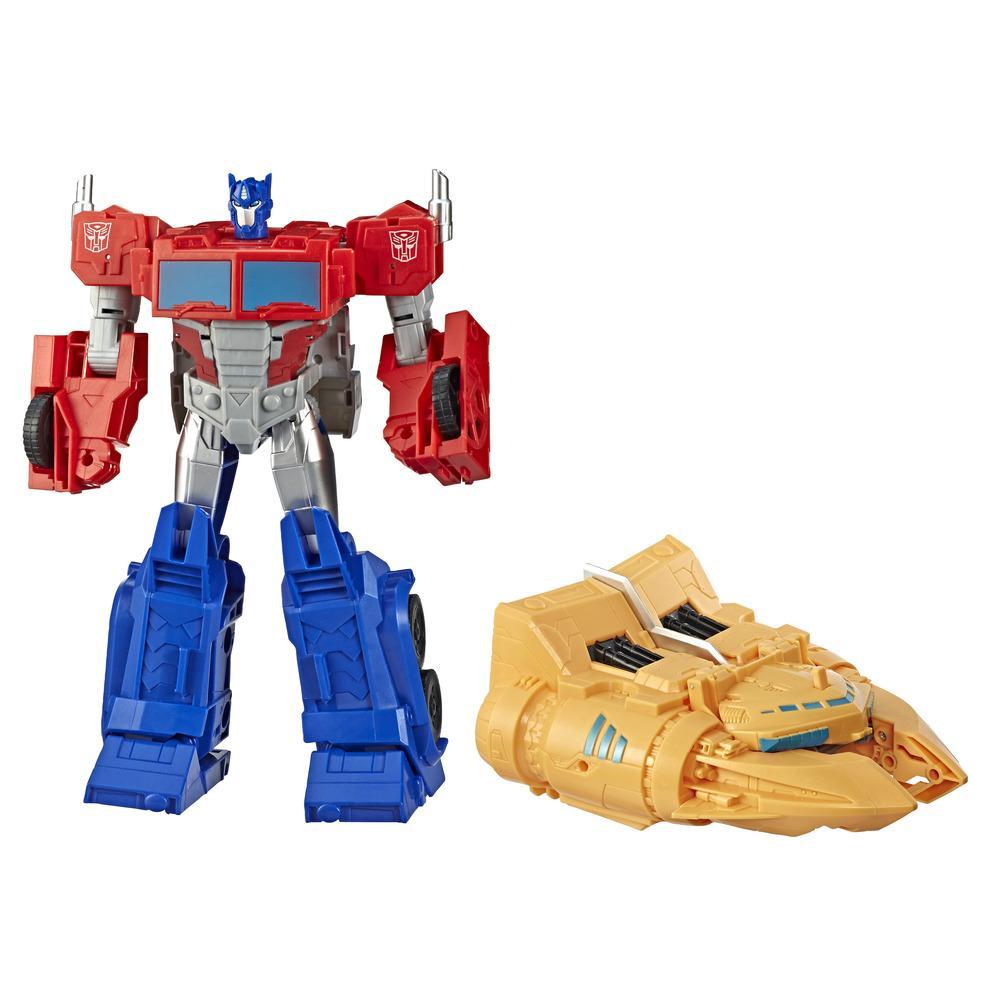 Transformers Cyberverse - Optimus Prime con Spark Armor Ark Power - Si combina con il veicolo Ark Power per potenziarsi