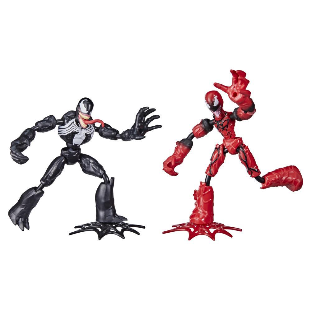 Marvel Spider-Man Bend and Flex Venom Vs. Carnage
