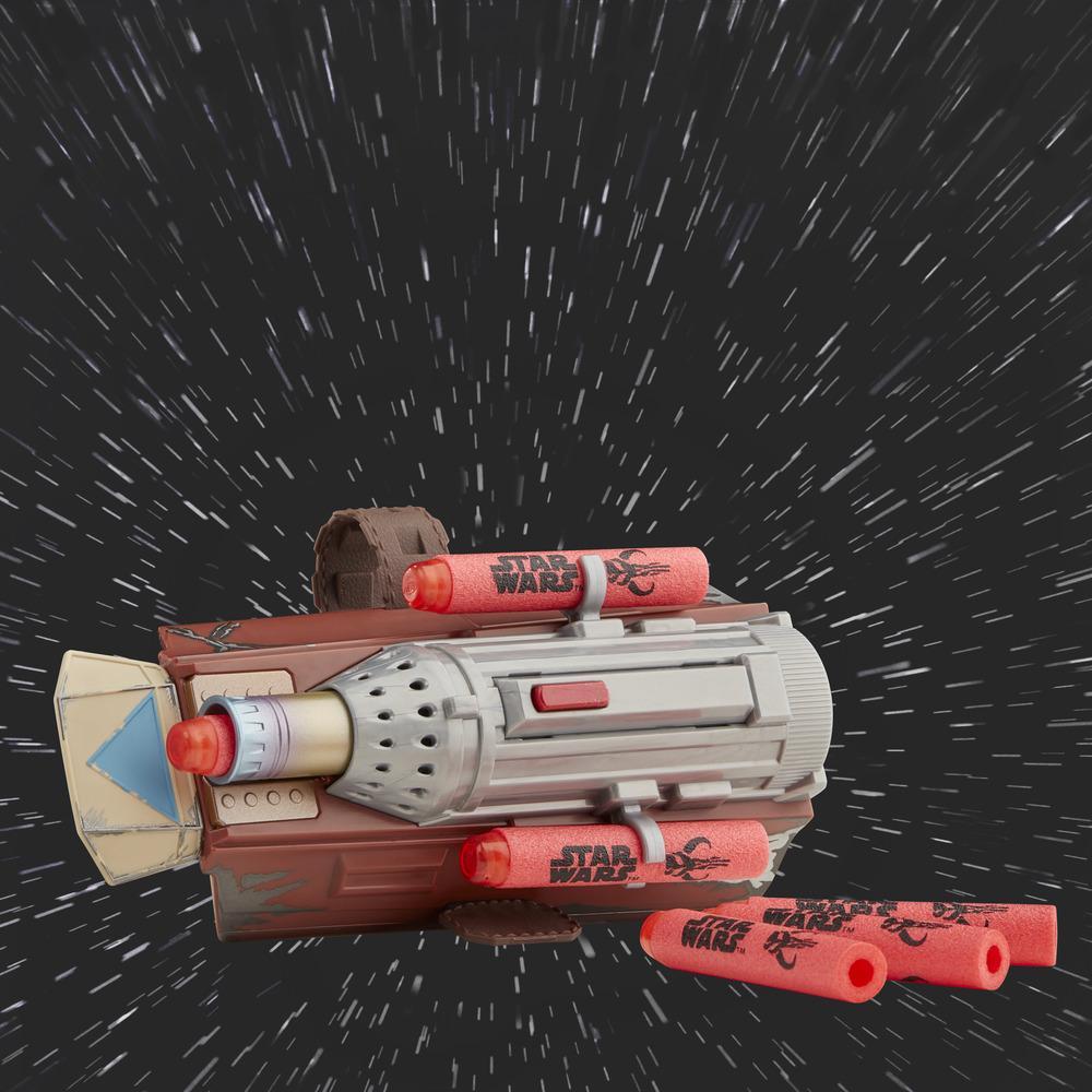 Star Wars NERF The Mandalorian Rocket Gauntlet, NERF-pil-skytende leke til rollelek for barn, leke for barn fra 5 år