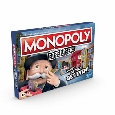 Monopoly For Sore Losers – brettspill for spillere fra 8 år