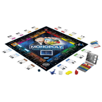 Gra planszowa Monopoly Super Electronic Banking dla dzieci w wieku od 8 lat