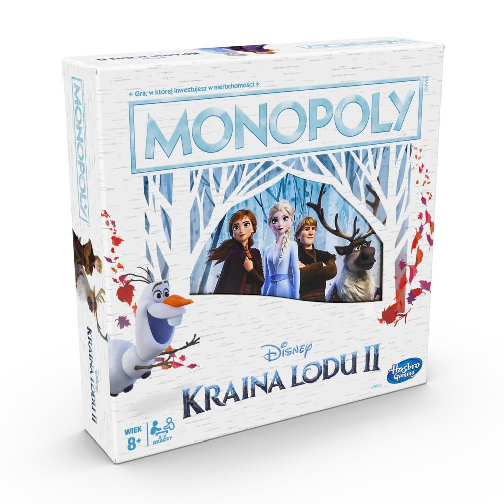 Edycja gry planszowej Monopoly: Kraina lodu II Disneya dla dzieci w wieku od 8 lat