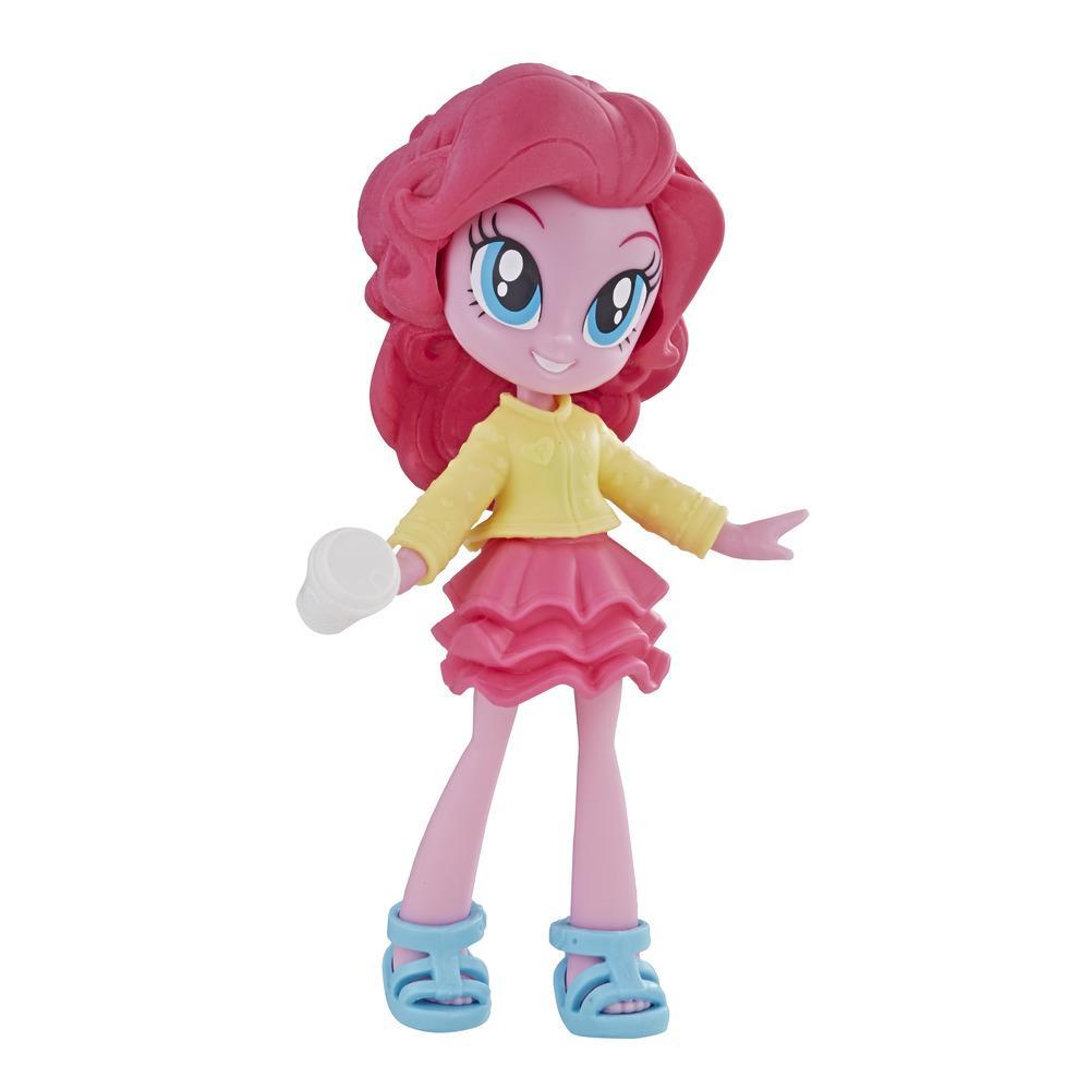 My Little Pony Equestria Girls Fashion Squad Pinkie Pie 3-inch Mini Doll with Removable Outfit, Shoes and Accessory, for Girls 5+