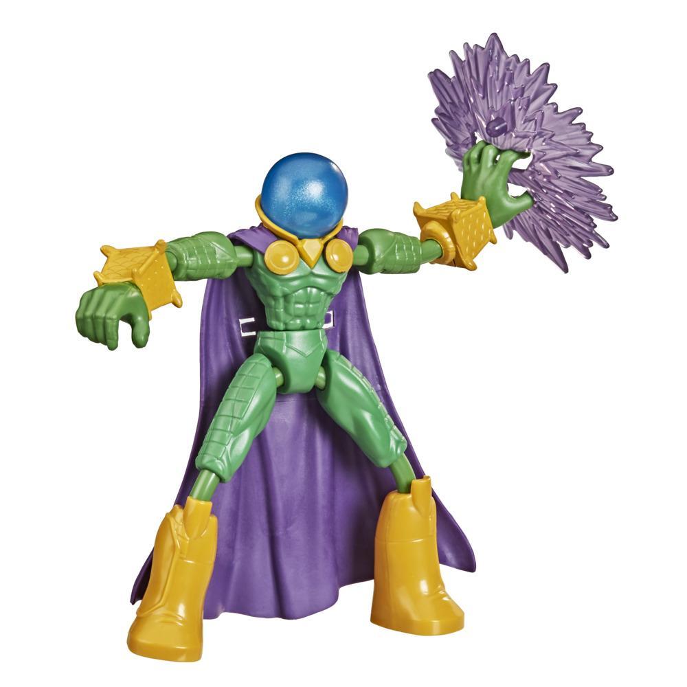 Marvel Homem-Aranha Bend and Flex Marvel’s Mysterio brinquedo 15 cm figura flexível, inclui teia acessório, a partir dos 4 anos