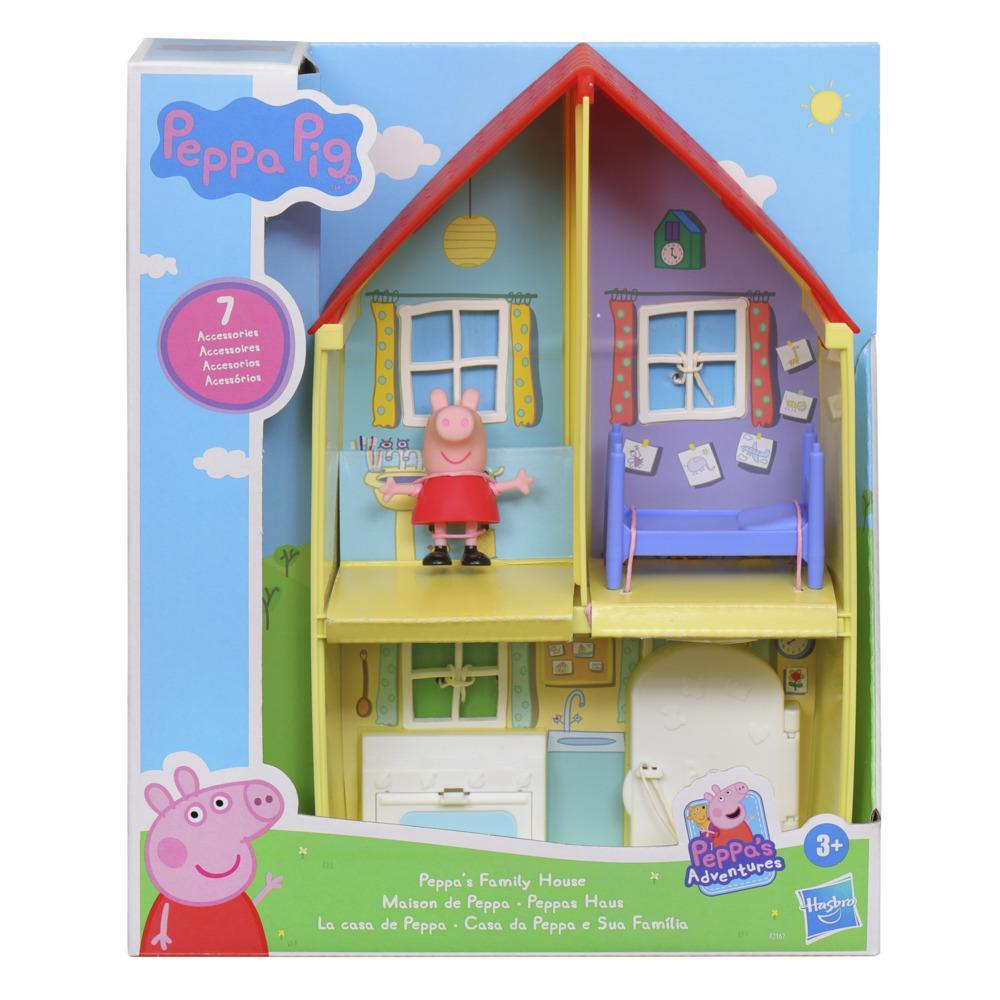 Super Casa Da Peppa Pig 4 Andares + 17 Bonecos De Pvc 275-1