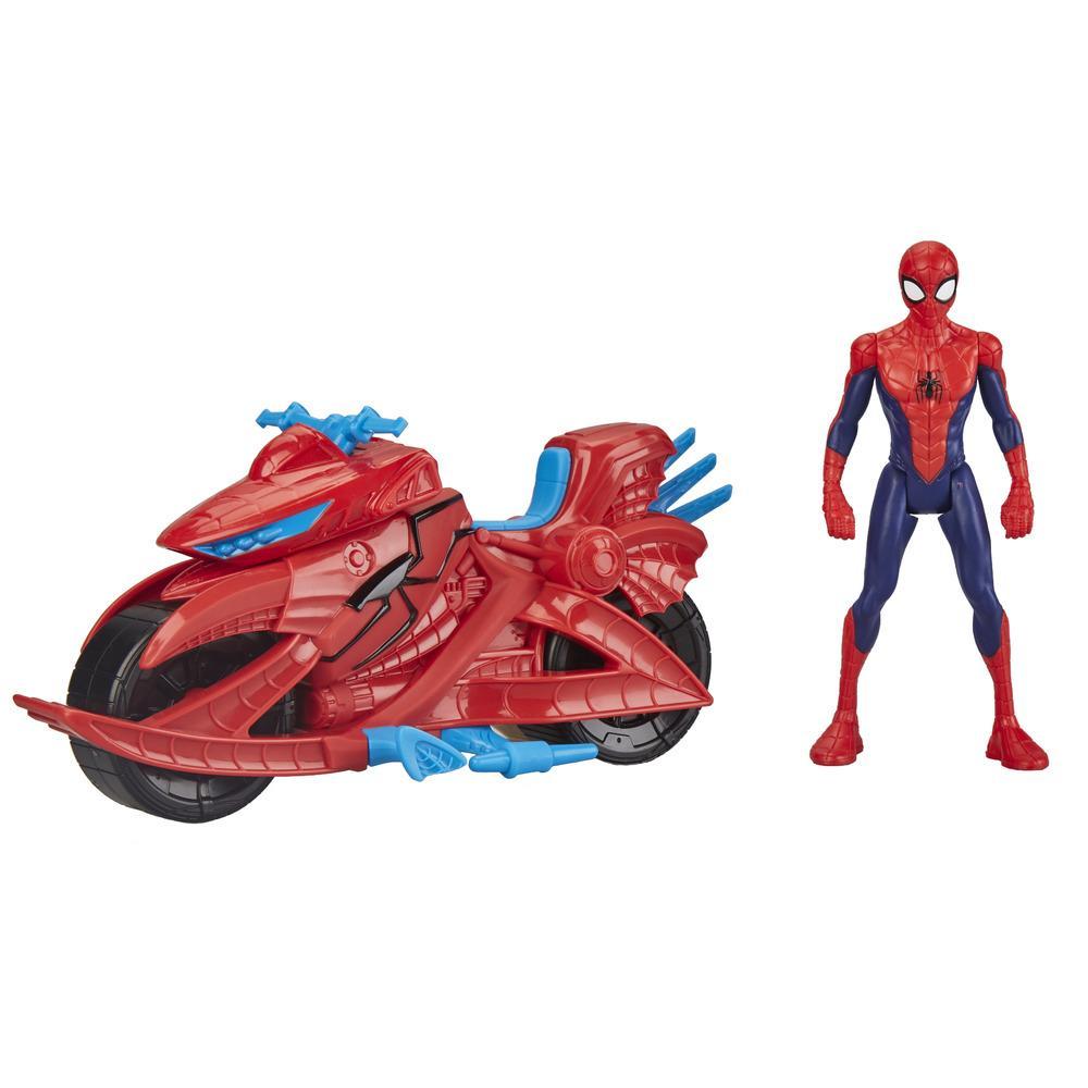 Boneco Homem Aranha Com Motocicleta Marvel - Hasbro F3714