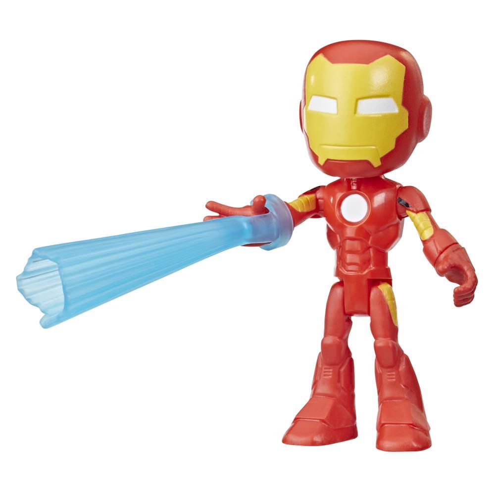 Marvel Spidey and His Amazing Friends - Figura Iron Man de 10 cm