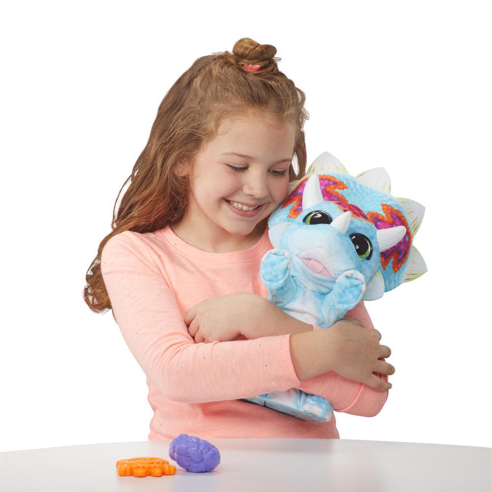 Hasbro furReal Hoppin’ Topper Interactive Plush Dinosaur Pet  Kid Toy FREE SHIP