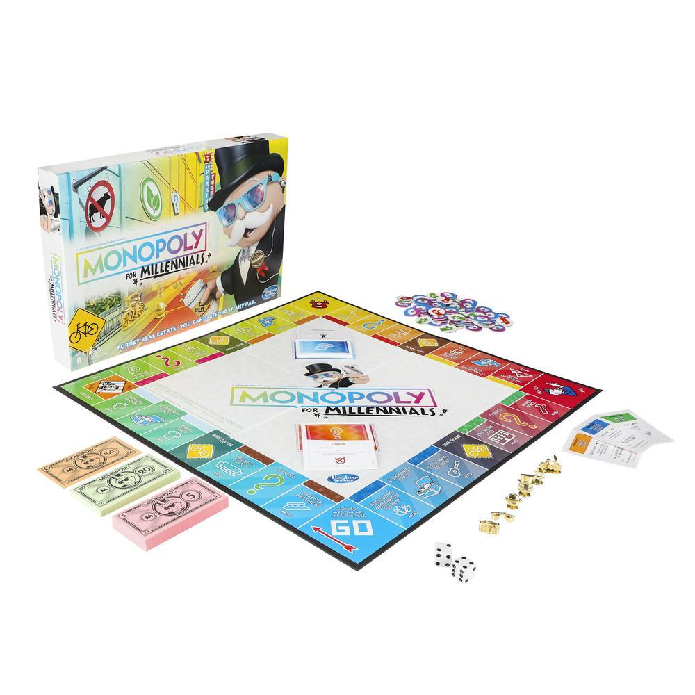 Monopoly for Millennials Board Game BRAND NEW FACTORY SEALED Hasbro Millenials 