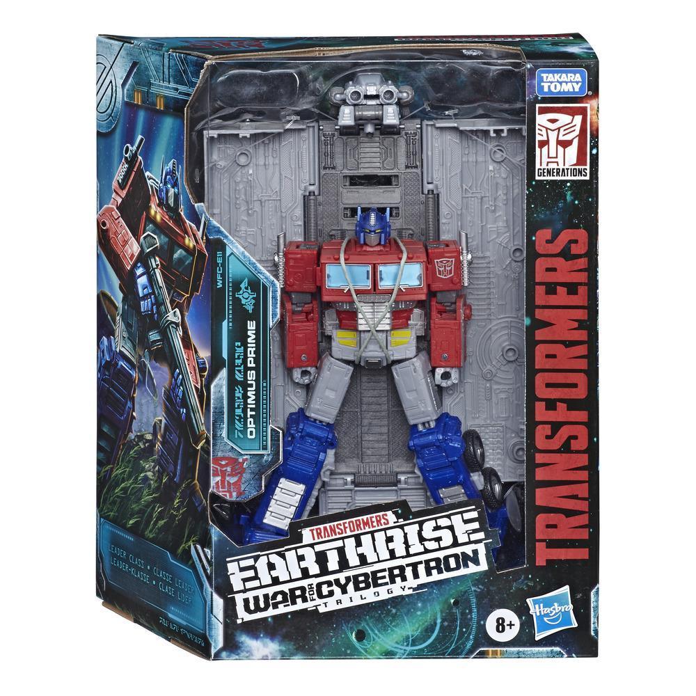 Transformers Toys Generations War for Cybertron: Earthrise Leader WFC-E11 Optimus Prime, 7-inch